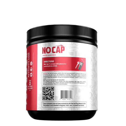 Revolutionary Supplements | No Cap Monohydrate Creatine