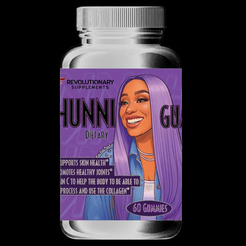 Collagen Hunni Gummies - black background
