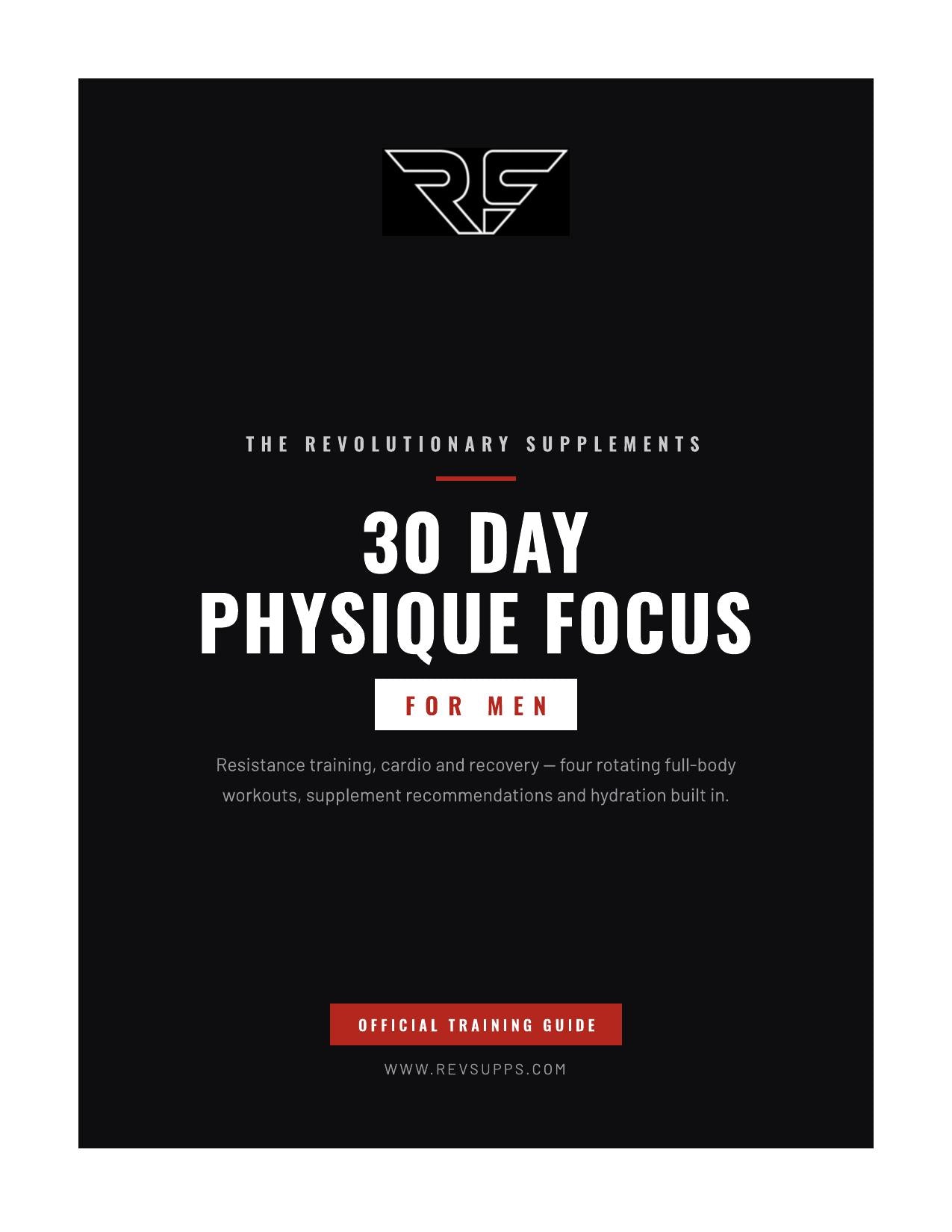 30-day men’s physique focus page 1 preview