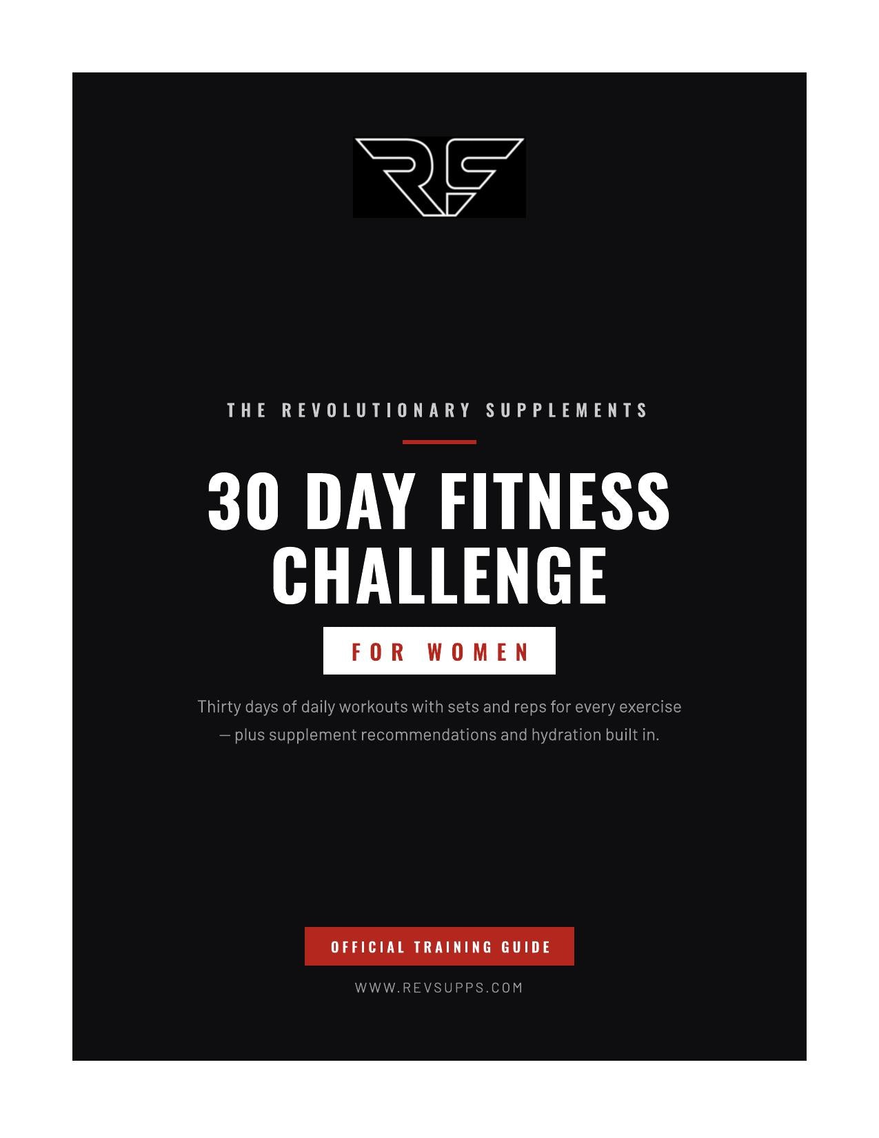 30-day women’s challenge page 1 preview