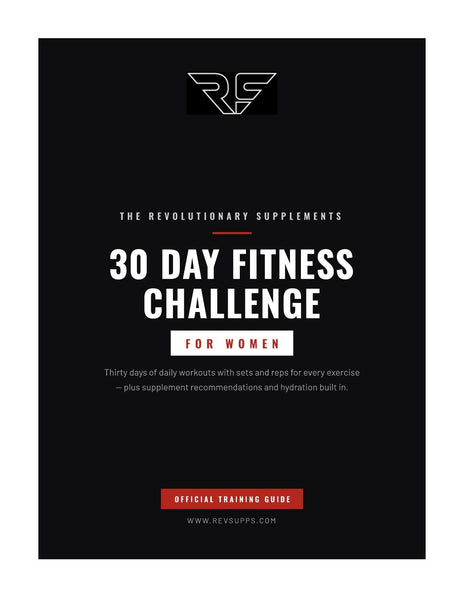 Rev Supps 30-Day Fitness Challenge for Women – guide cover