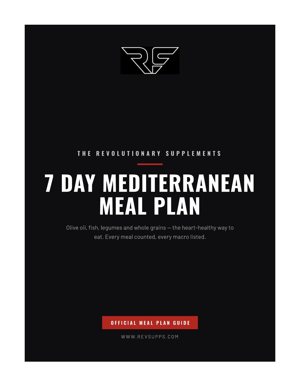 Mediterranean plan page 1 preview