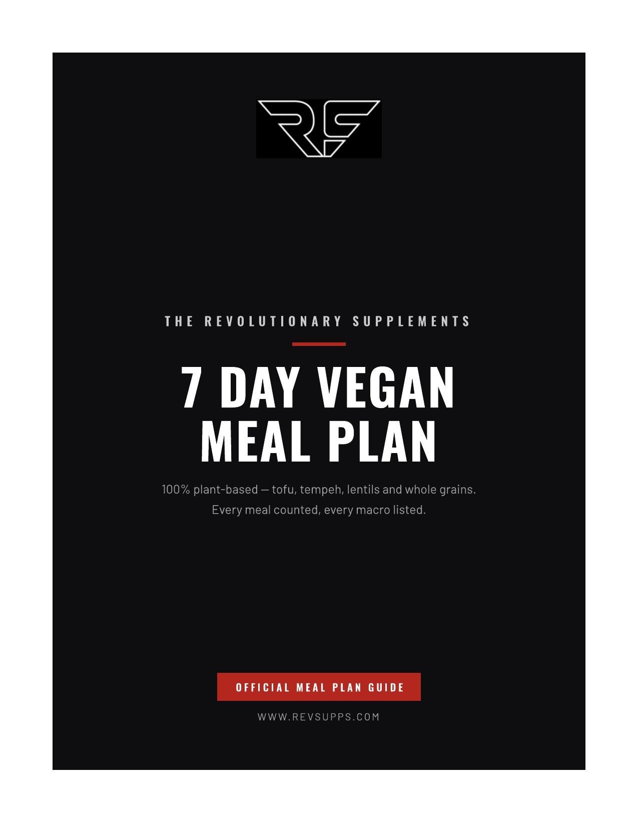 Vegan plan page 1 preview