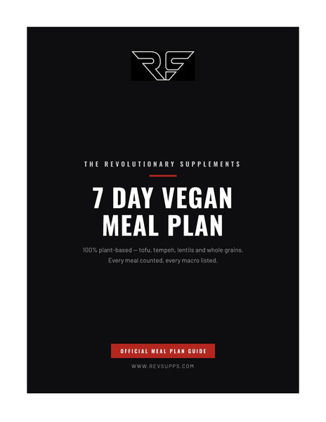 Rev Supps 7-Day Vegan Meal Plan – guide cover