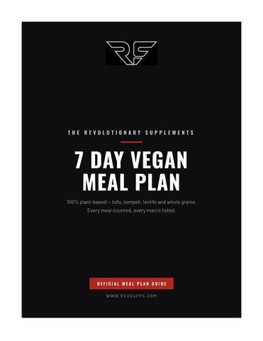 Rev Supps 7-Day Vegan Meal Plan – guide cover