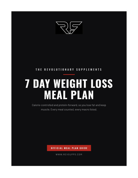 Rev Supps 7-Day Weight Loss Meal Plan – guide cover