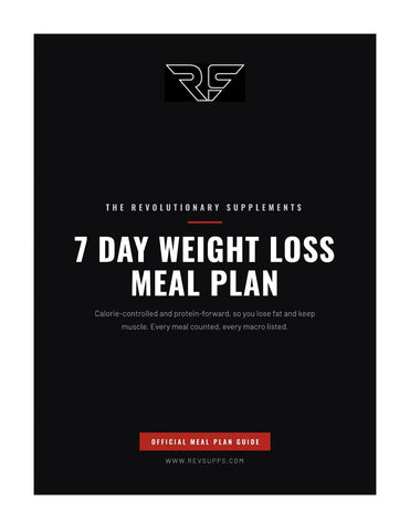 Rev Supps 7-Day Weight Loss Meal Plan – guide cover