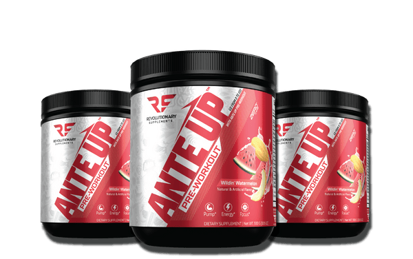 Revolutionary Supplements 90 Day Supply - Ante Up Pre-Workout (3-Pack)