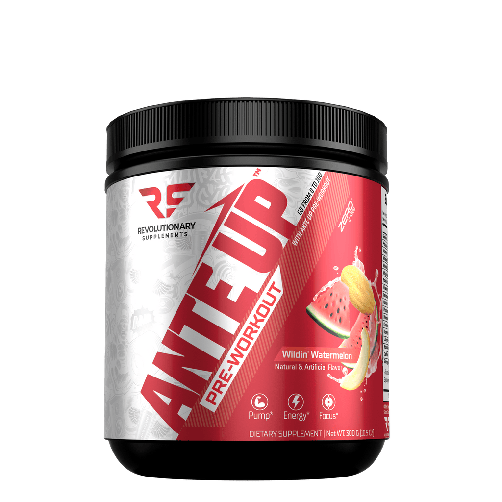 Revolutionary Supplements Wildin' Watermelon 90 Day Supply - Ante Up Pre-Workout (3-Pack)