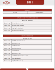 Revolutionary Supplements Workout Plan 30 Day Male Physique Focus Fitness Plan